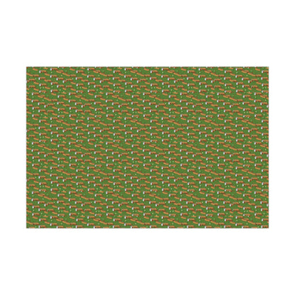 The Hallo-weiner by Dave Pilkey Wrapping Paper, Funny Halloween Gift Wrap with Spooky Holiday Decor, Goth Gift Wrap, Creepy Wrapping Paper