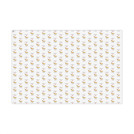 In Banana Years You're Bread Birthday Wrapping Paper, Fun Gift Wrap, Wrapping Sheets, Celebration Paper, Gift Packaging paper work office