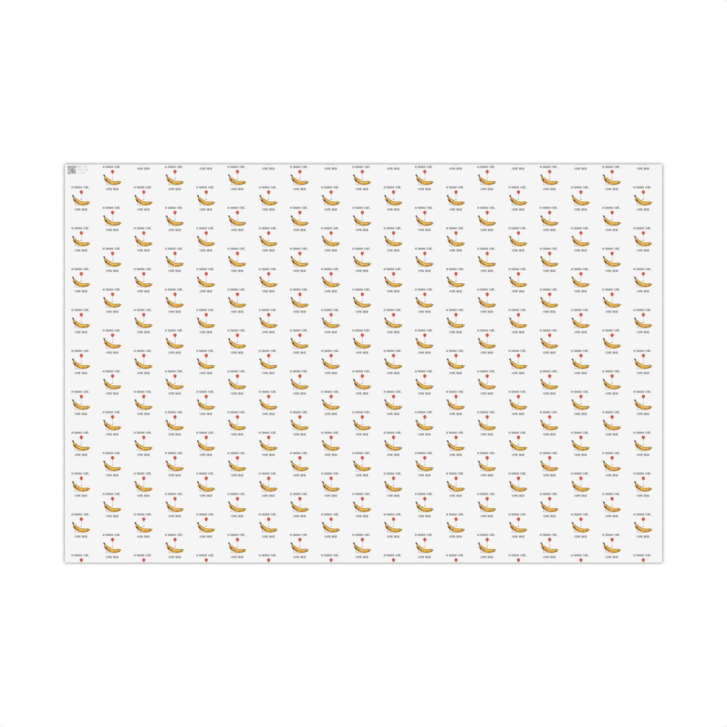 In Banana Years You're Bread Birthday Wrapping Paper, Fun Gift Wrap, Wrapping Sheets, Celebration Paper, Gift Packaging paper work office
