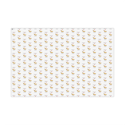In Banana Years You're Bread Birthday Wrapping Paper, Fun Gift Wrap, Wrapping Sheets, Celebration Paper, Gift Packaging paper work office