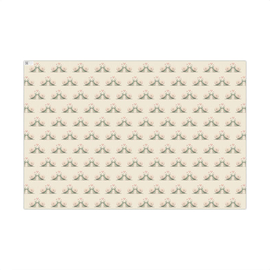 Cute Snail Valentine's Day Gift Wrap Sheets, Love Hearts Print, Romantic Present Wrapping Paper, Snail Sout Mates