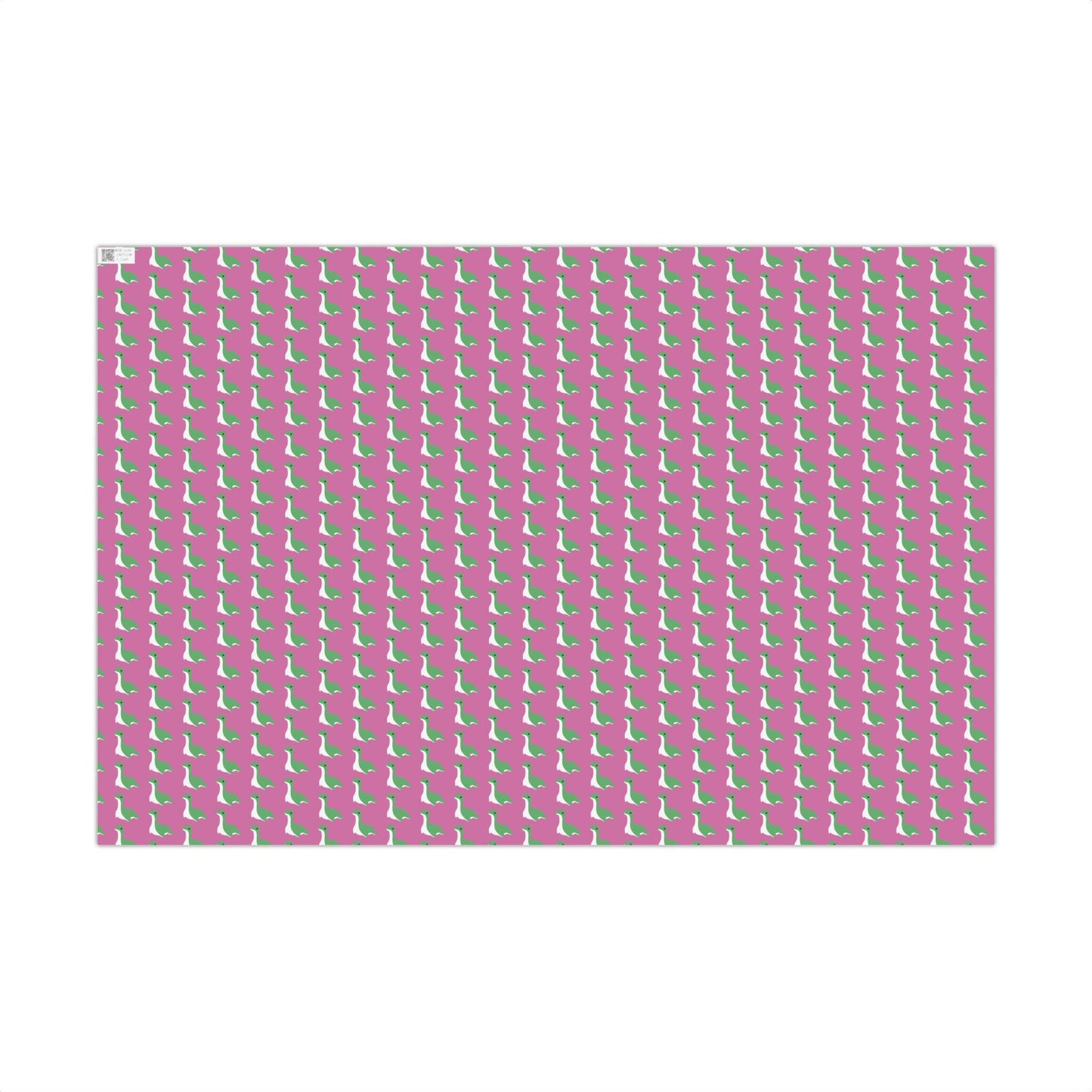 Wrapping Paper Sheets, Cute Nessie from Apex Legends, Christmas Gift Wrap, Unique Holiday Present, Party Supplies, Game Room Decor Pink