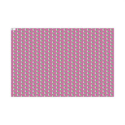 Wrapping Paper Sheets, Cute Nessie from Apex Legends, Christmas Gift Wrap, Unique Holiday Present, Party Supplies, Game Room Decor Pink