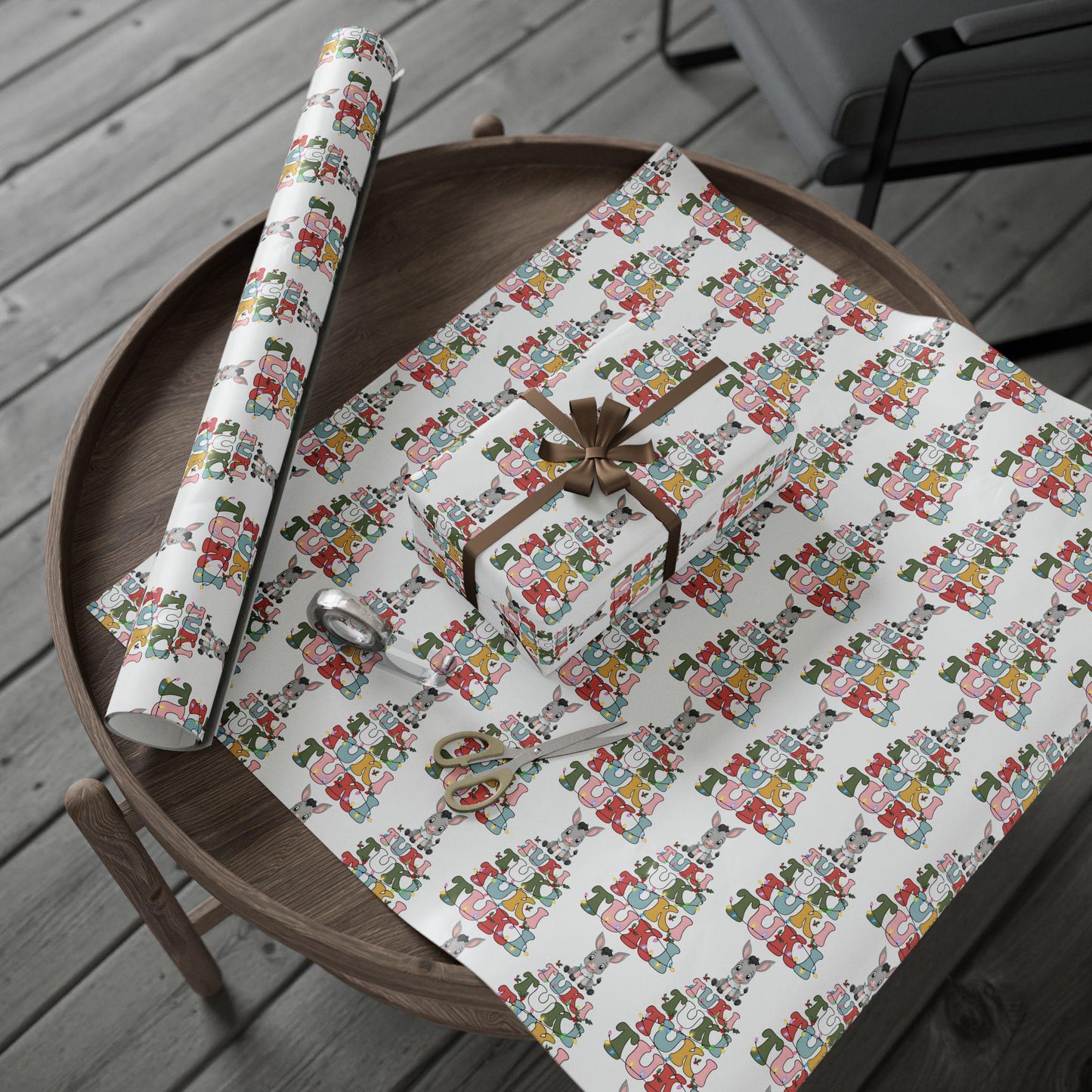 Burrito Sabanero Christmas Wrapping Paper: Holiday Song Lyrics