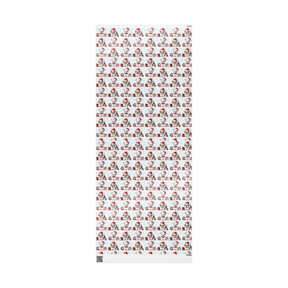 Bulldog Lovers Wrapping Papers, Christmas Gift Wrap, Cute Dog Holiday Present, Pet Owner Festive Paper, Animal Lover Xmas Decoration