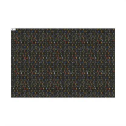 Wrapping Paper, RuneScape Cape Design, Gamer Gift Wrap, Gaming Holiday Decor, Video Game Theme, Geeky Present Wrap