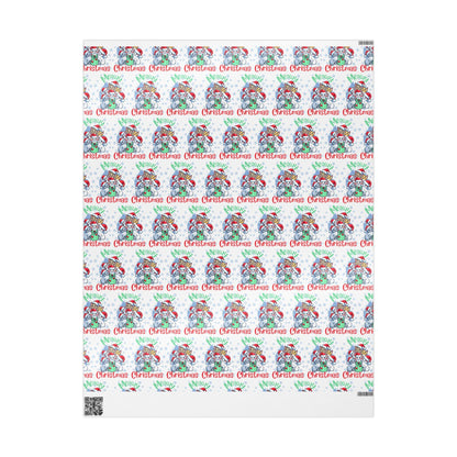 Cat Lover Christmas Wrapping Paper Cute, Holiday Gift Wrap, Unique Present Packaging, Festive Christmas Gift Wrap, Animal Lover Wrapping