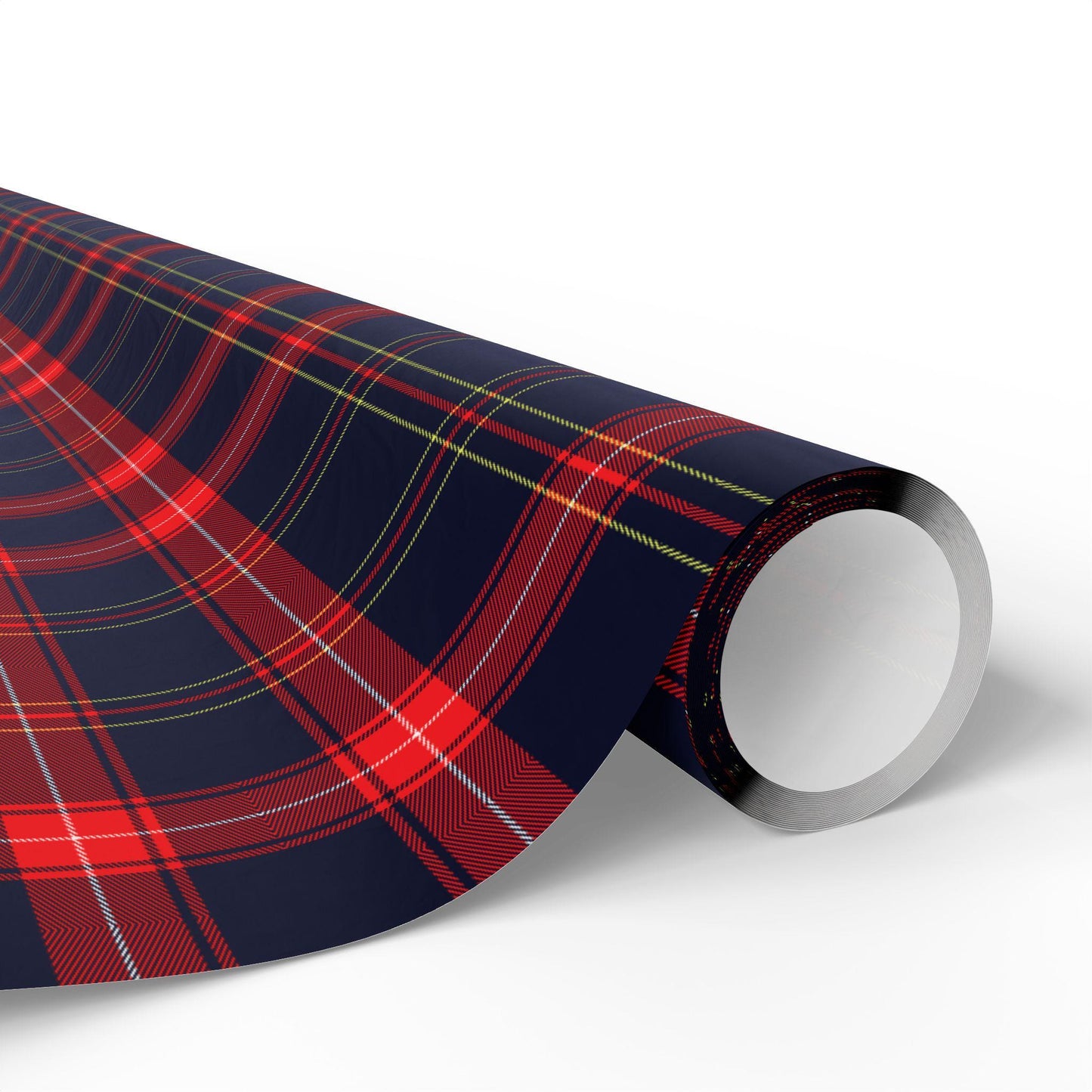 Plaid Wrapping Papers, Vintage Plaid GIFT WRAP, Ralph Lauren Christmas, Rustic Holiday,  Blue & Rec Plaid Festive HOLIDAY Paper