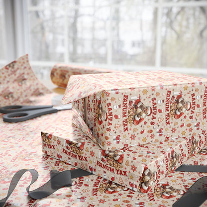 Wrapping Papers, Fanum Tax Meme Christmas Gift Wrap, Kids Funny Wrapping Paper, Brain Rot Slang Gift Wrap, Gen Alpha Meme, Holiday Gift Wrap