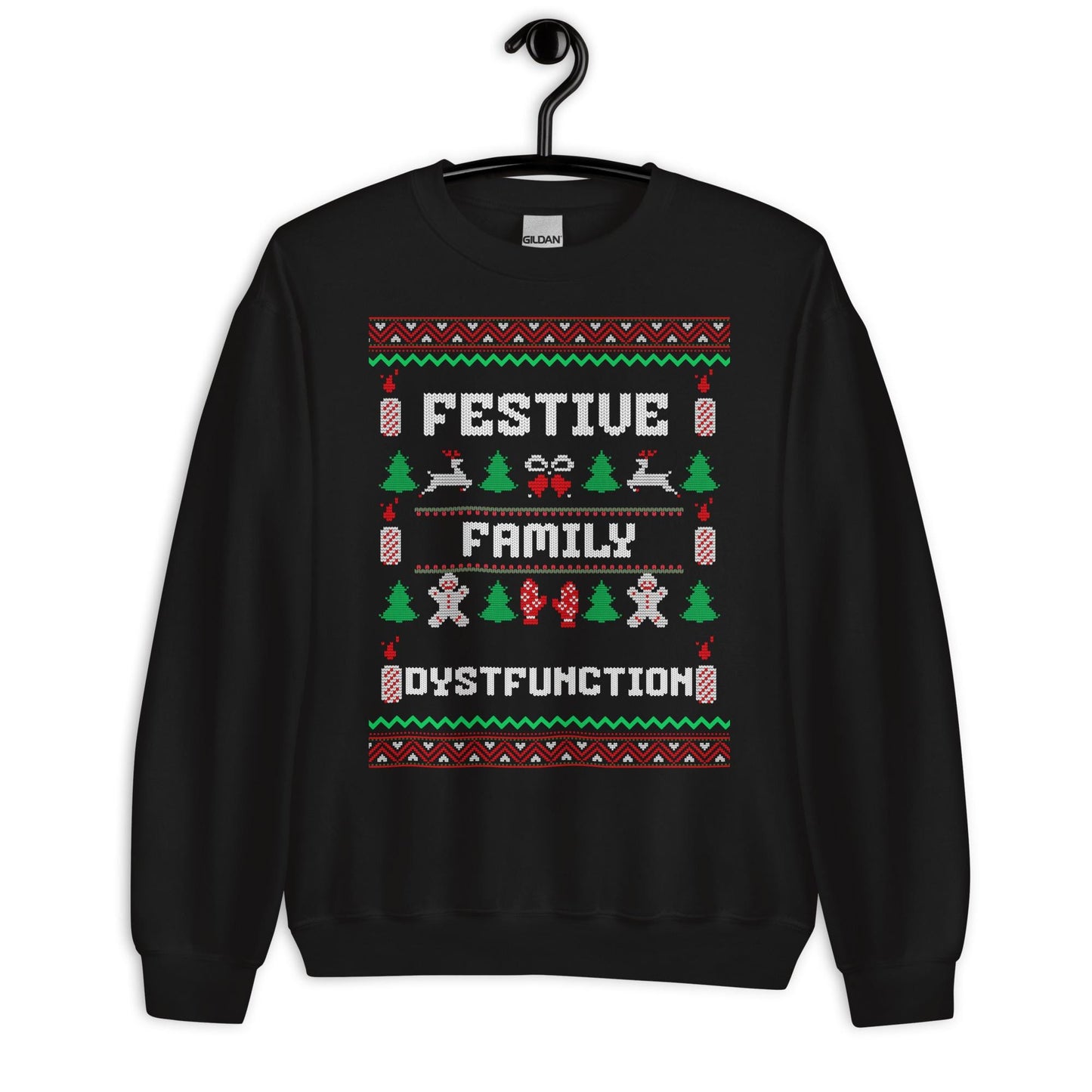 Festive Family Dysfunction Christmas Jumper | Funny Ugly Xmas | Adult Festive Party Top | Secret Santa Gift