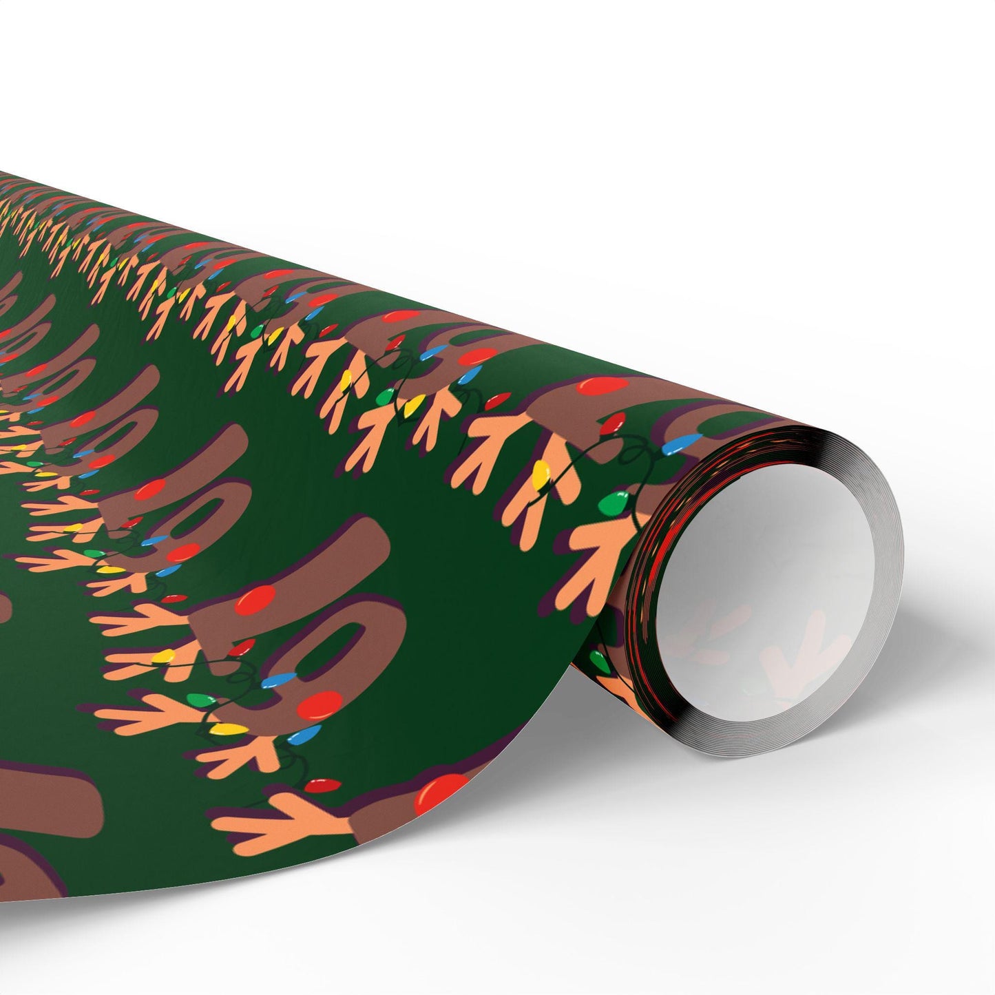 Green 67 Wrapping Papers, 67 Meme Christmas Gift Wrap, Kids Funny Wrapping Paper, Reindeer 67 Wrap, Brain Rot meme, Holiday Gift Wrap