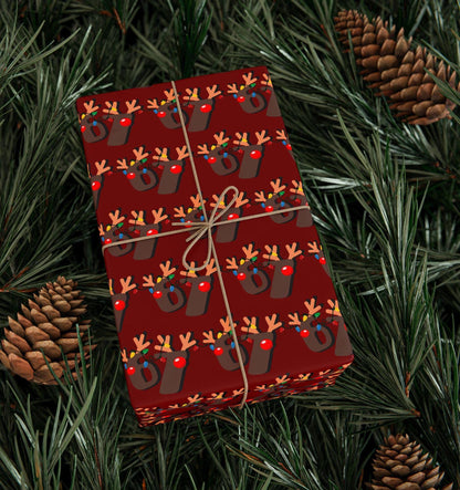 67 Wrapping Papers, 67 Meme Christmas Gift Wrap, Kids Funny Wrapping Paper, Reindeer 67 Wrap, Brain Rot meme, Holiday Gift Wrap