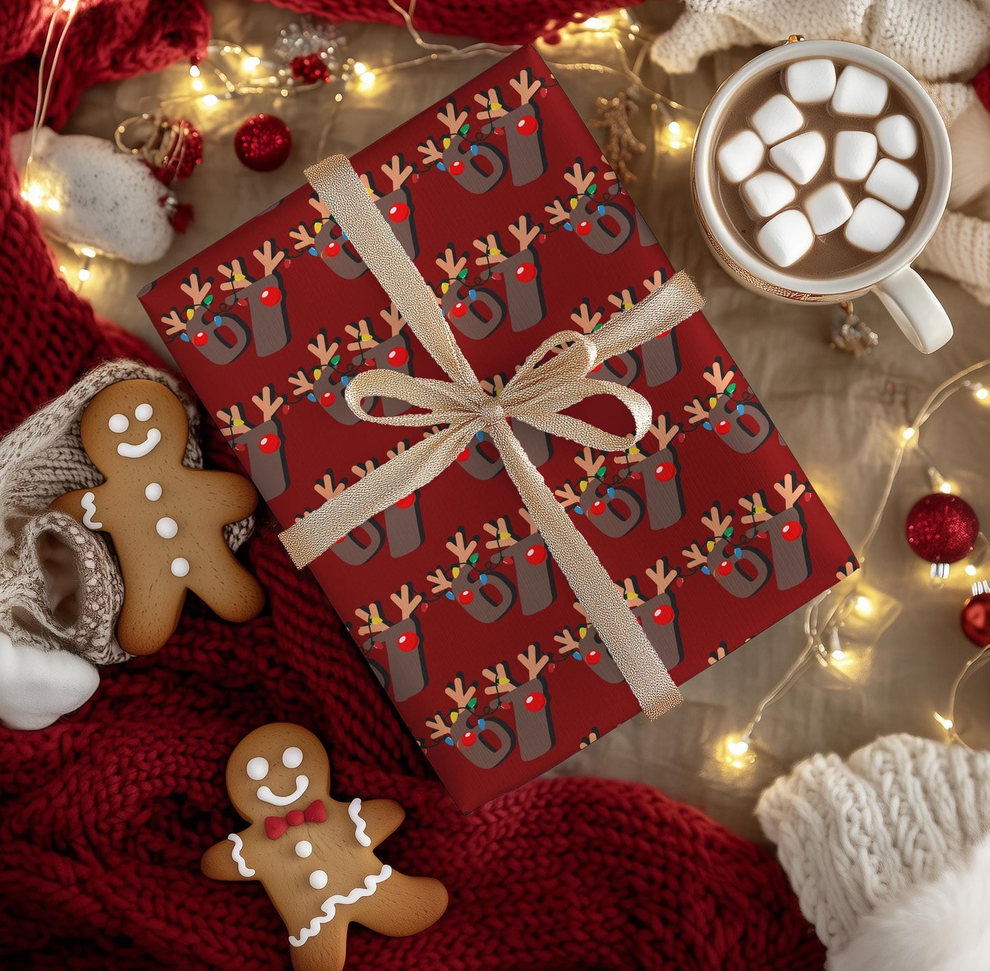 67 Wrapping Papers, 67 Meme Christmas Gift Wrap, Kids Funny Wrapping Paper, Reindeer 67 Wrap, Brain Rot meme, Holiday Gift Wrap