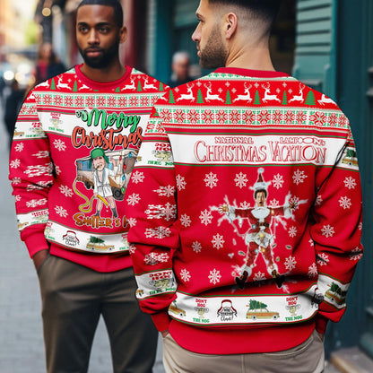 Cousin Eddie Ugly Sweater, National Lampoon's Christmas Vacation Sweater, Merry Christmas Shitter's Full Shirt, Griswold Family Sweatshirt
