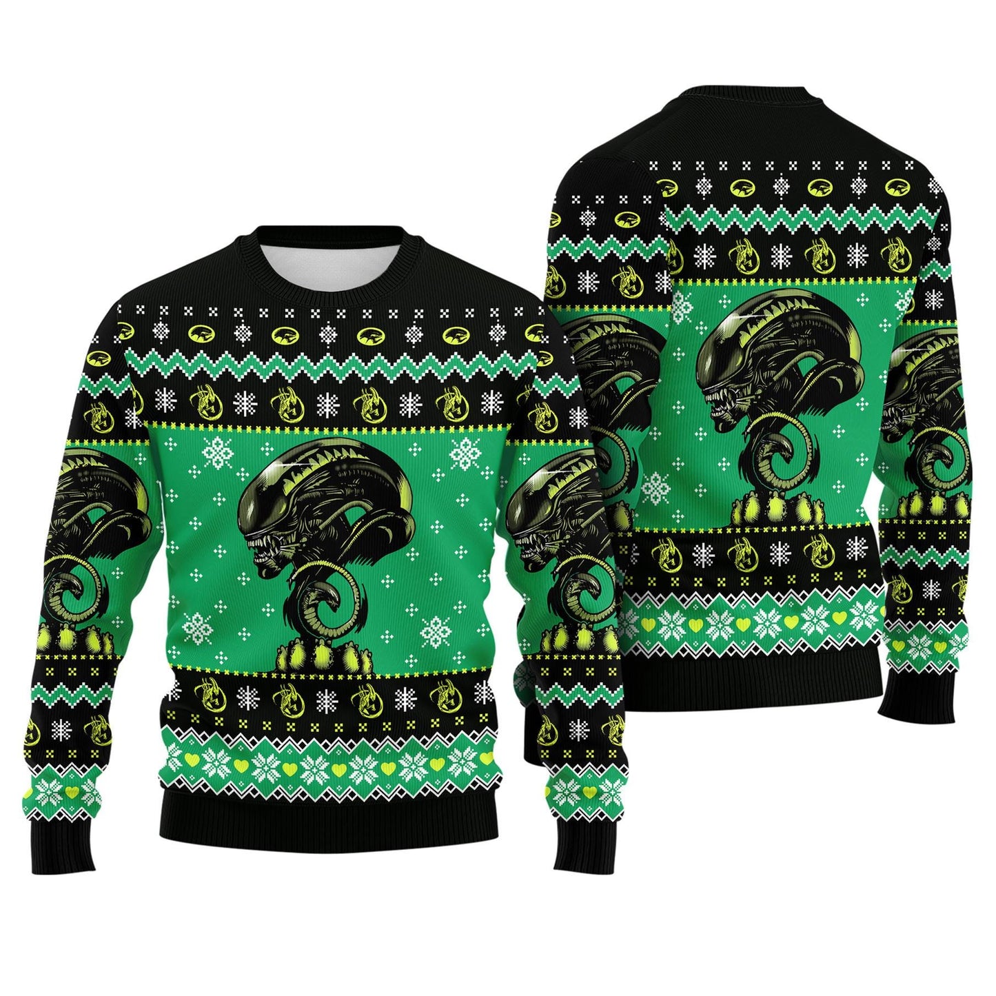 Alien Xenomorph Christmas Ugly Sweater, Alien 1979 Sweatshirt, 90S Movie Christmas Sweater, Christmas Vacation Shirt, Family Christmas Shirt