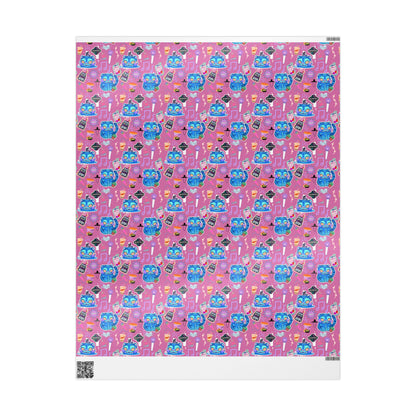 Kpop Demon Hunters | Derpy Tiger | Huntrix | Vibrant Wrapping Paper for Christmas, Fun Gift Wrap, Birthday, Holiday, Unique Present
