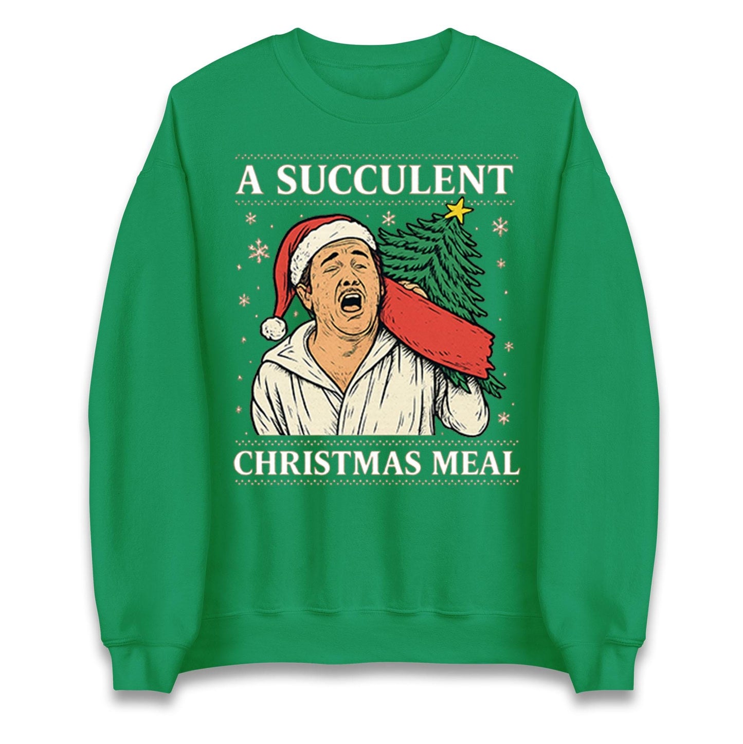 A Succulent Christmas Meal Funny Ugly Christmas Jumper, Xmas Funny , Democracy Menifest Xmas Hoodie