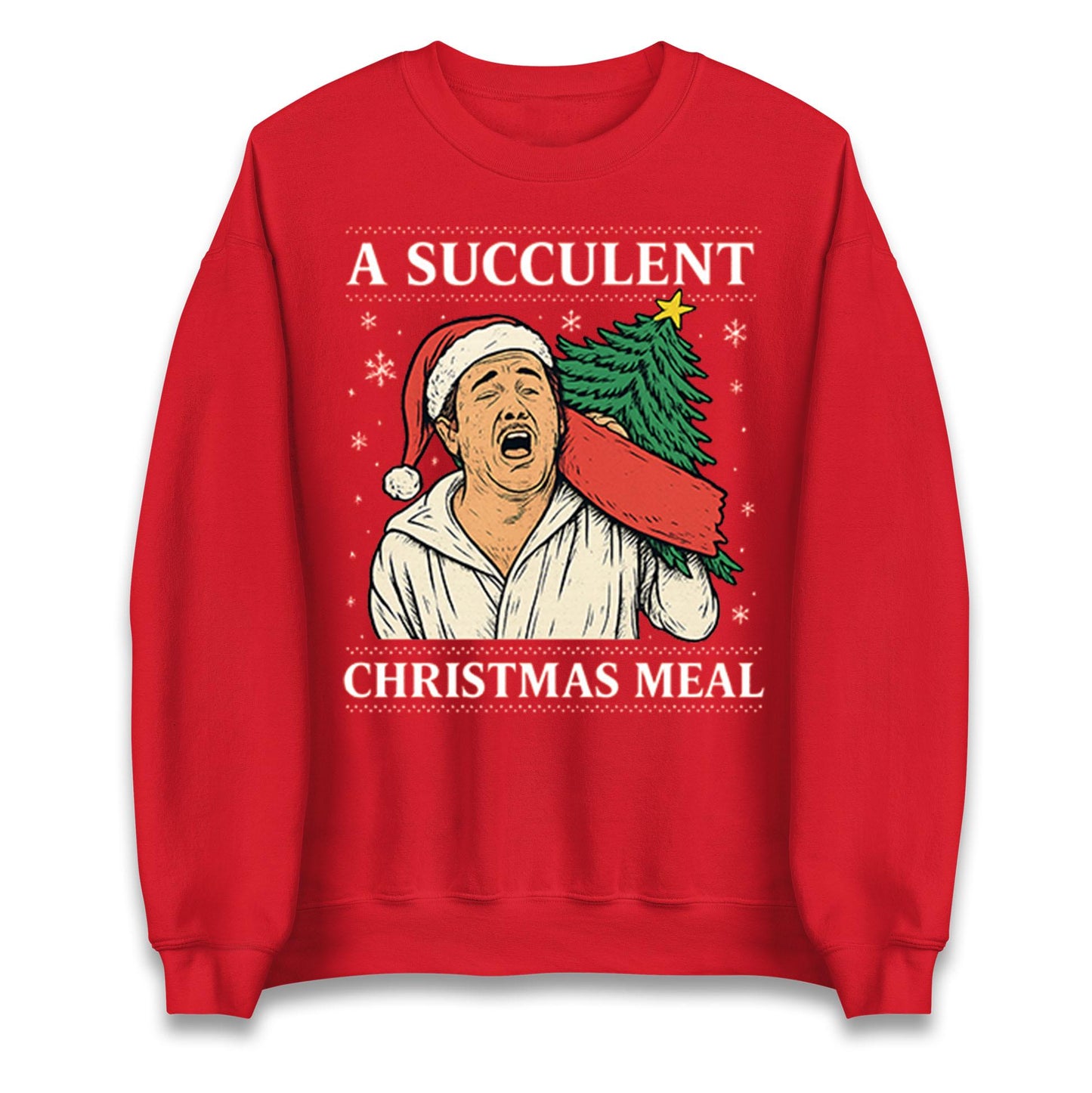 A Succulent Christmas Meal Funny Ugly Christmas Jumper, Xmas Funny , Democracy Menifest Xmas Hoodie