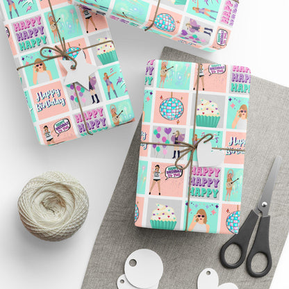 Taylor Birthday Gift Wrap: Bday Gift Idea, Swift Shipping