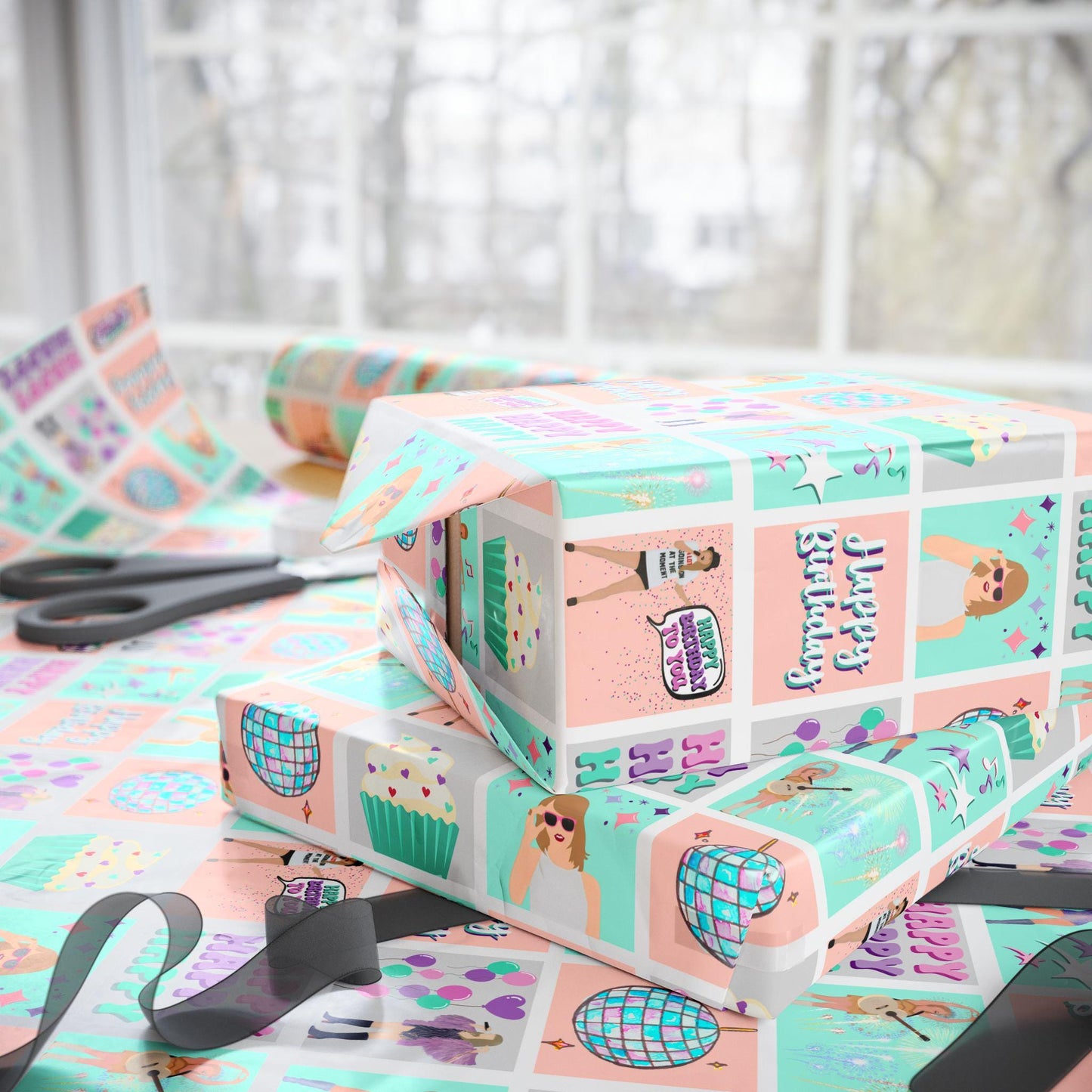 Taylor Birthday Gift Wrap: Bday Gift Idea, Swift Shipping