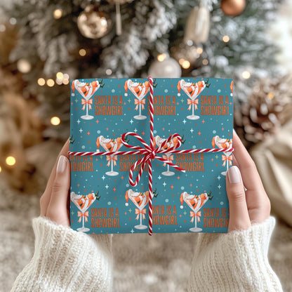 Showgirl Gift Wrapping Papers - Christmas Gift Wrap - Xmas Showgirl Holiday Gift, Tswift Gift Idea