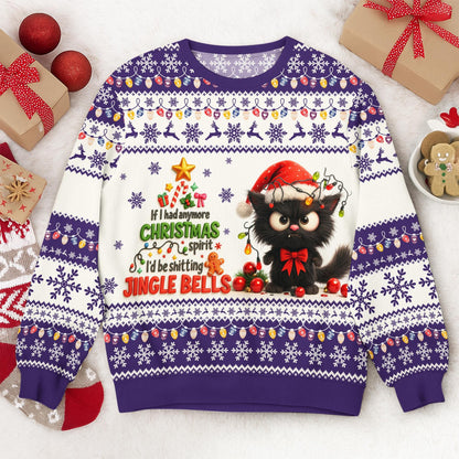 Ugly Christmas Sweater – Funny Grumpy Cats Designs, Sarcastic Grumpy Animals Holiday Sweatshirt for Men & Women, Christmas Party Outfit