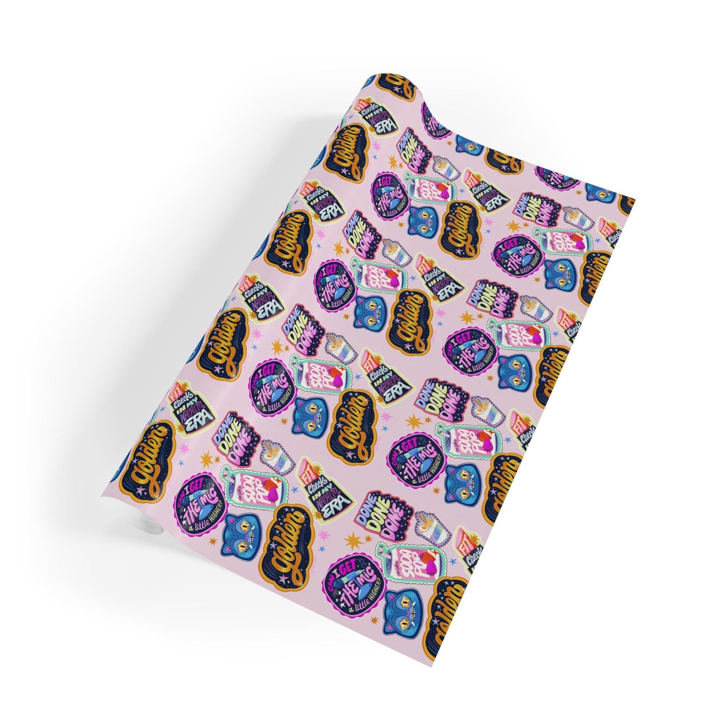 Kpop Huntrix Gift Wrap: Colorful Artsy Wrapping Paper Roll