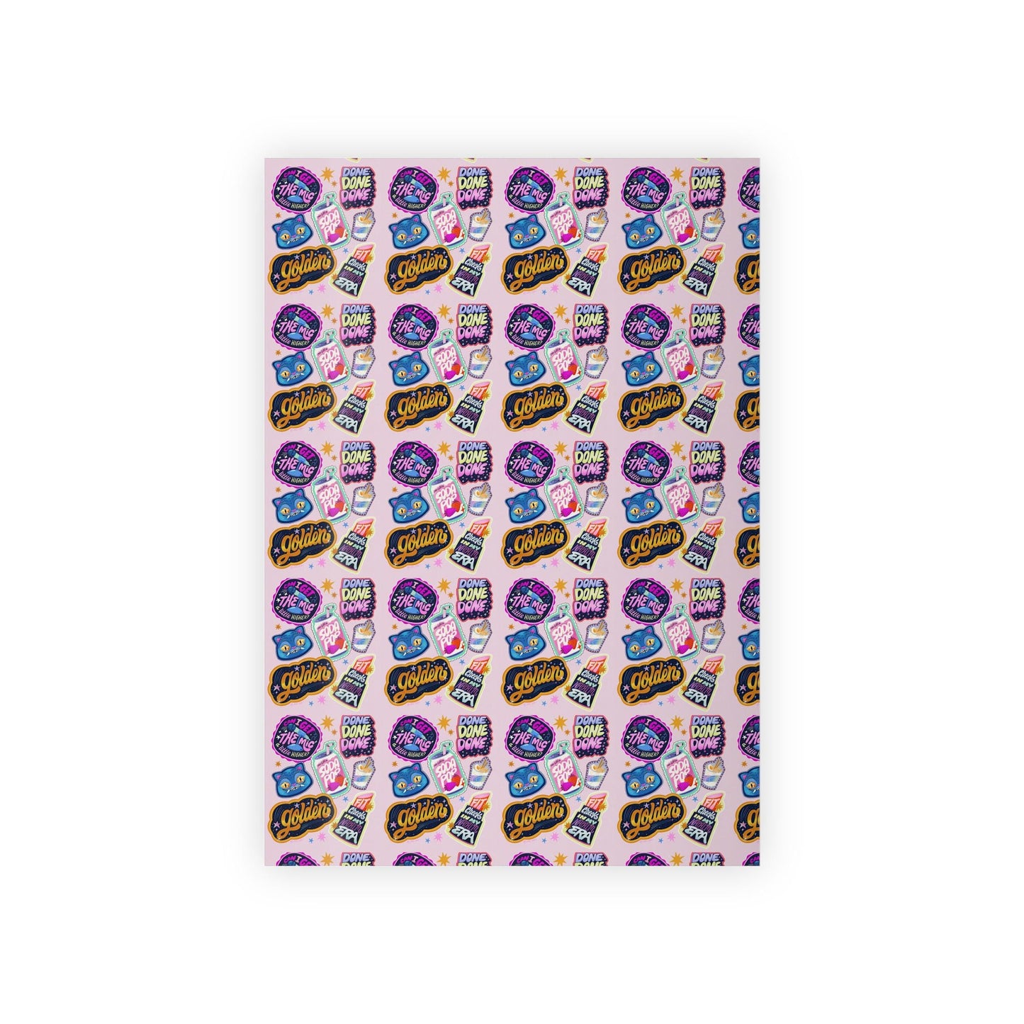 Kpop Huntrix Gift Wrap: Colorful Artsy Wrapping Paper Roll
