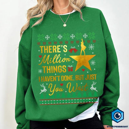 Hamilton Musical Ugly Christmas Shirt, Alexander Hamilton Sweatshirt, Hamilton Musical Holiday Christmas Ugly Sweater, Christmas Xmas Gifts