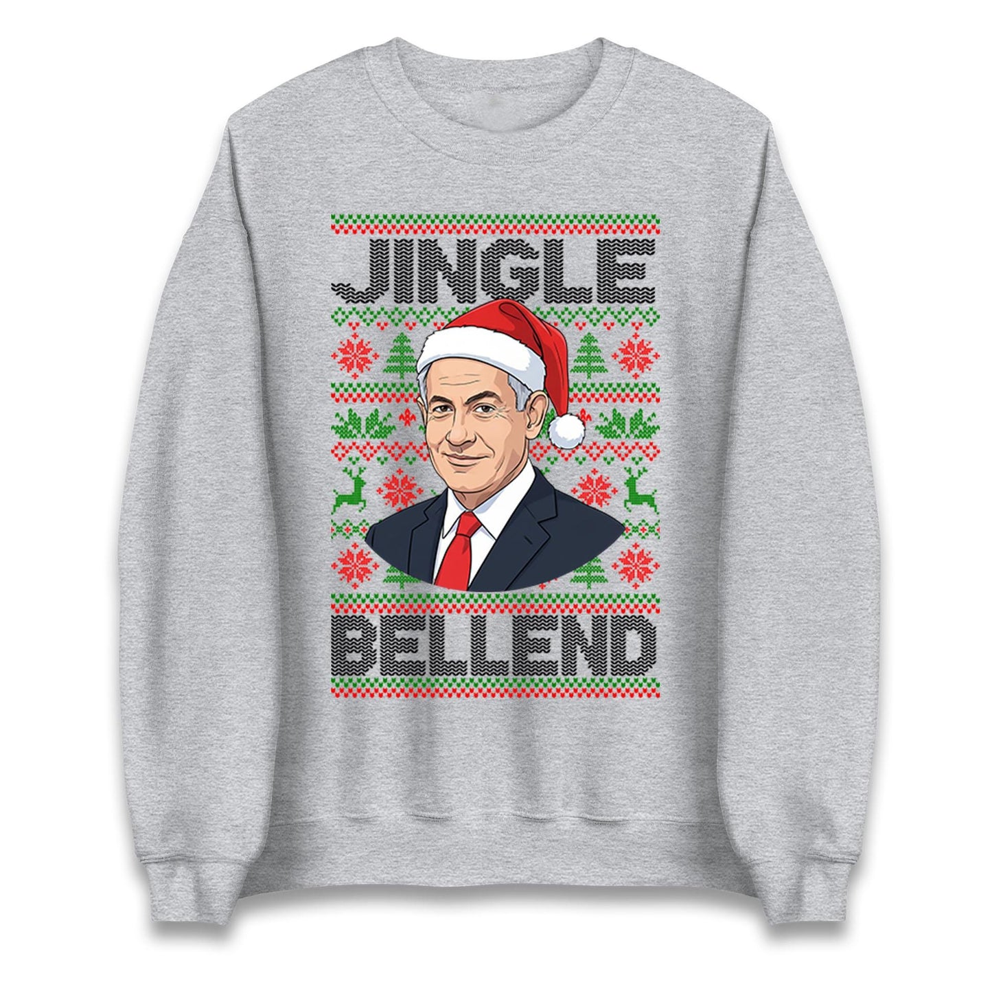 Netanyahu Christmas Jumper, Ugly rude Xmas Sweatshirt, Funny Christmas jumper, Xmas Rude Hoodie, Christmas Festive T Shirt