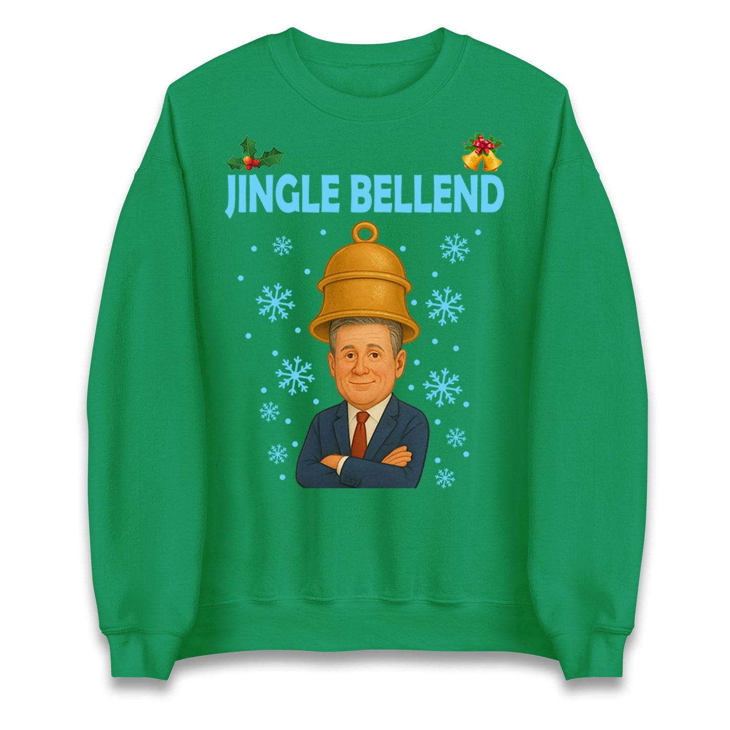 Keir Starmer Christmas Sweatshirt, Funny Jingle Bellend Jumper, Keir Xmas T shirt, Naughty Festive Gift, Offensive Holiday Hoodie top.