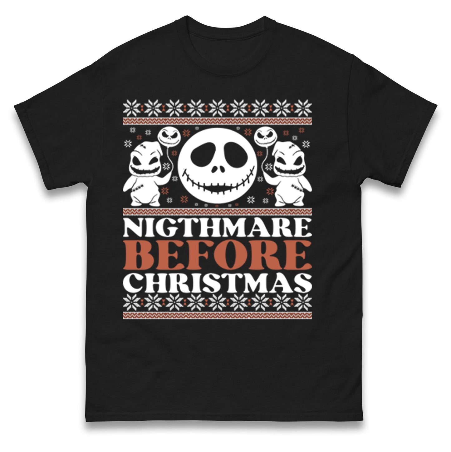 Nightmare Before Christmas Jumper, Halloween Xmas Tee, Jack Skellington Funny Holiday Top, Spooky Festive Gift Unisex Sweatshirt