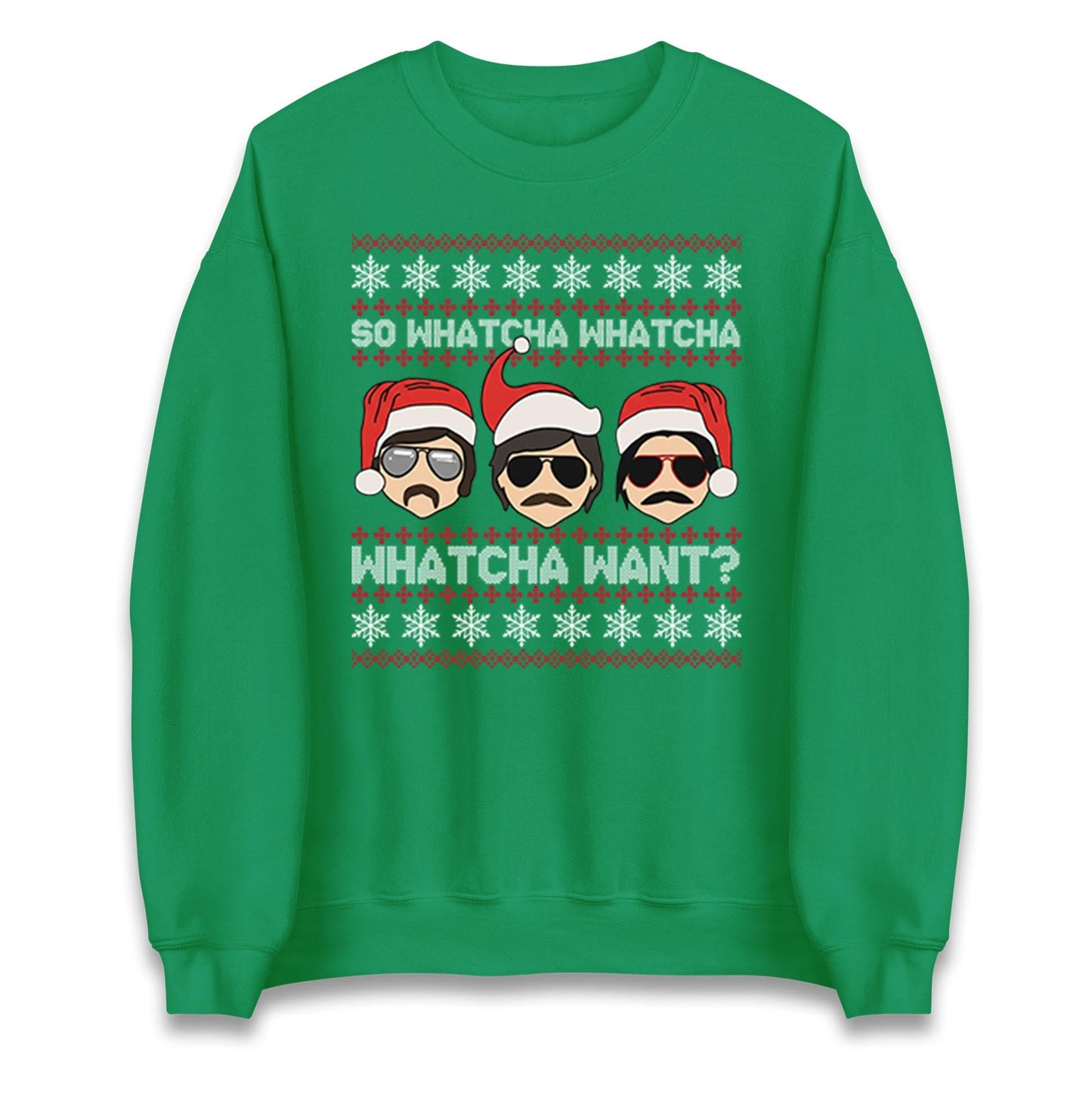 Funny Whatcha Want Christmas Jumper, Cool Retro Xmas Hoodie, Funky Holiday Party T Shirt, Humorous Festive Gift Sweatshirt