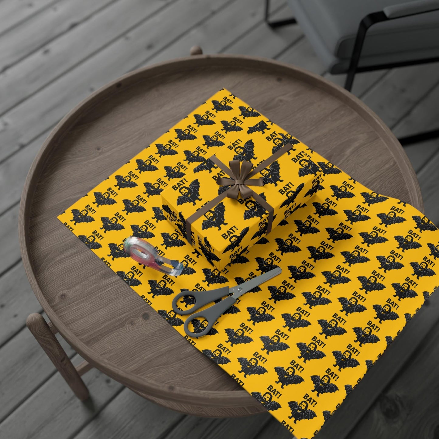 Wrapping Paper, Lazlo What We Do In The Shadows Quote BAT! Gift Wrap Papers, Funny Gift Wrap, Halloween Wrapping Paper, Pop Culture Gift
