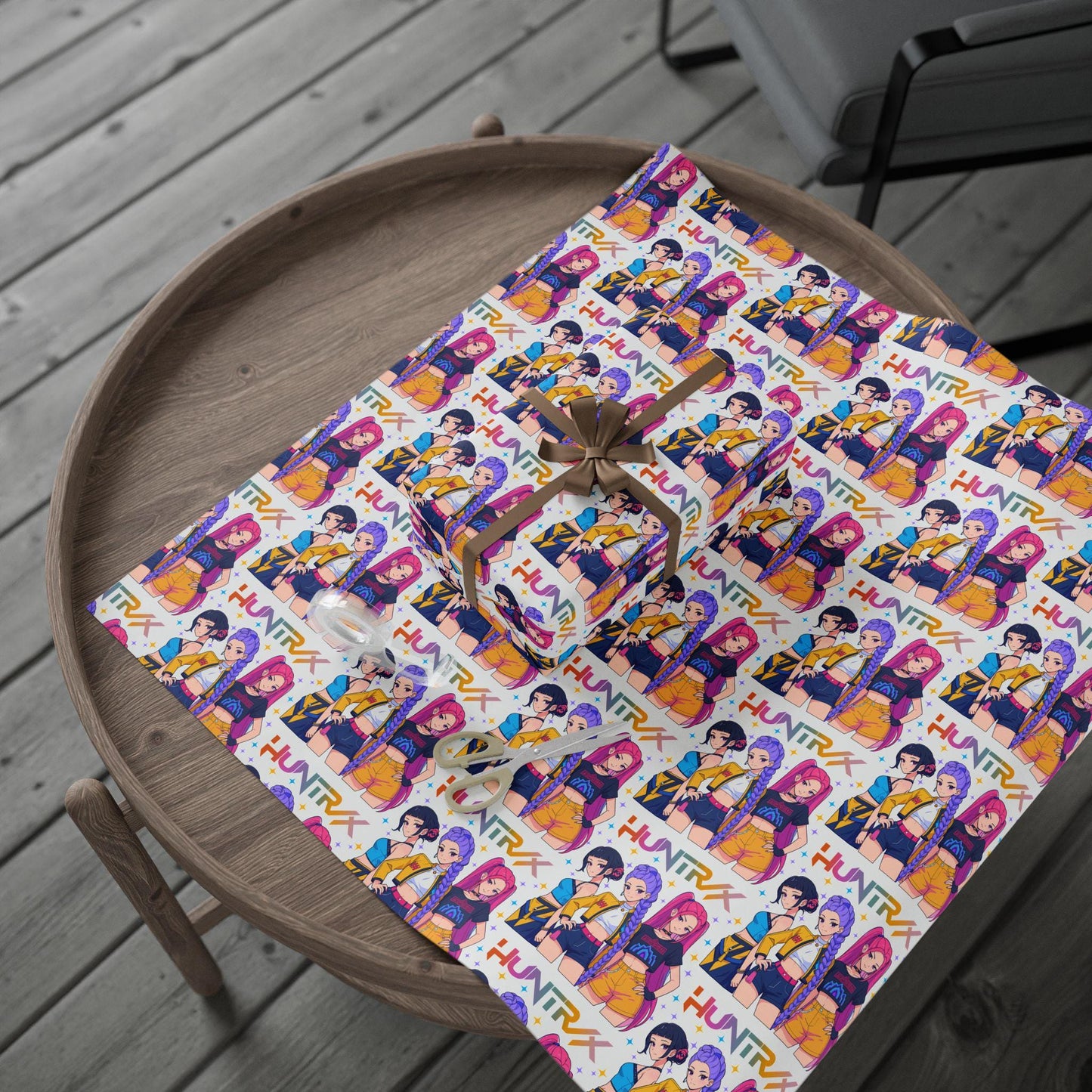 K-Pop Demon Hunter Wrapping Paper | Colorful Pop Star Gift Wrap | Korean Pop Aesthetic Gift Wrap for Birthdays, Fans & Holidays