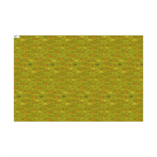 Wrapping Paper, Lord of the Rings Hobbiton Design, Gift Wrap Sheets, Party Supplies, Present Packaging, Birthday Wrap