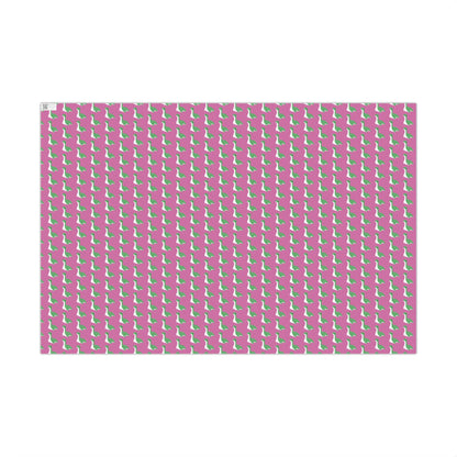 Wrapping Paper Sheets, Cute Nessie from Apex Legends, Christmas Gift Wrap, Unique Holiday Present, Party Supplies, Game Room Decor Pink