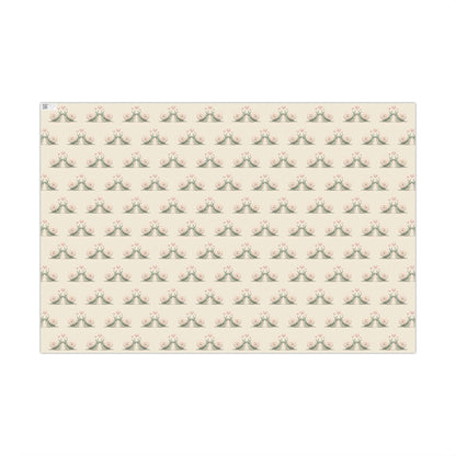 Cute Snail Valentine's Day Gift Wrap Sheets, Love Hearts Print, Romantic Present Wrapping Paper, Snail Sout Mates