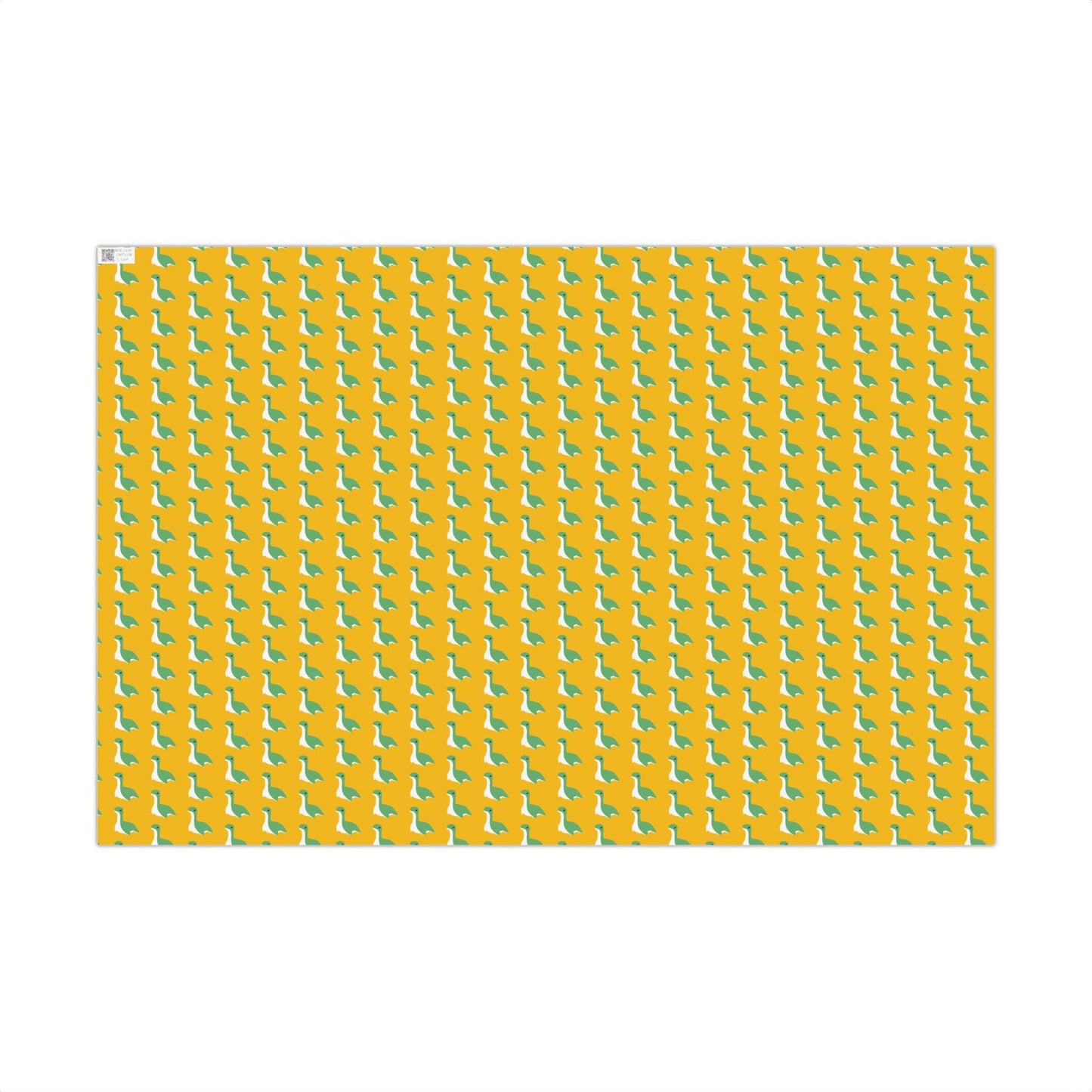Cute Nessie from Apex Legends, Christmas Gift Wrap, Unique Holiday Present, Party Supplies, Game Room Decor Yellow Wrapping Paper Sheets
