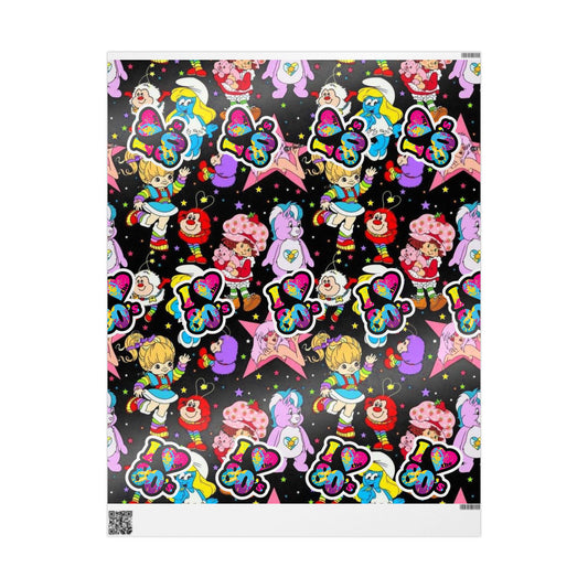 80s Retro Wrapping Papers, Vintage Custom Gift Wrap for Birthdays and Holidays, High-Quality Fine Print, Special Occasion Supplies,