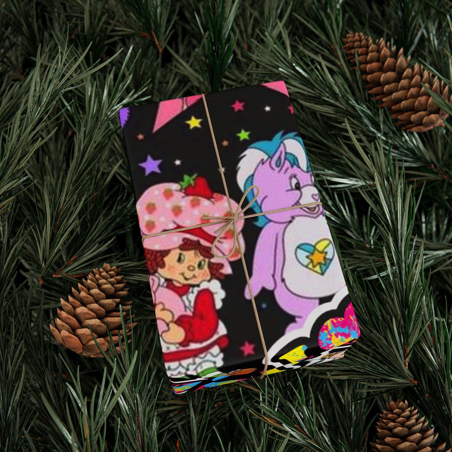 80s Retro Wrapping Papers, Vintage Custom Gift Wrap for Birthdays and Holidays, High-Quality Fine Print, Special Occasion Supplies,