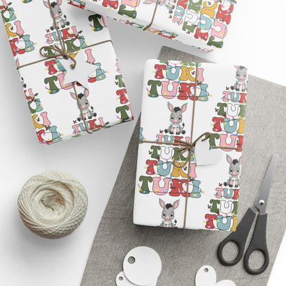 Burrito Sabanero Christmas Wrapping Paper: Holiday Song Lyrics