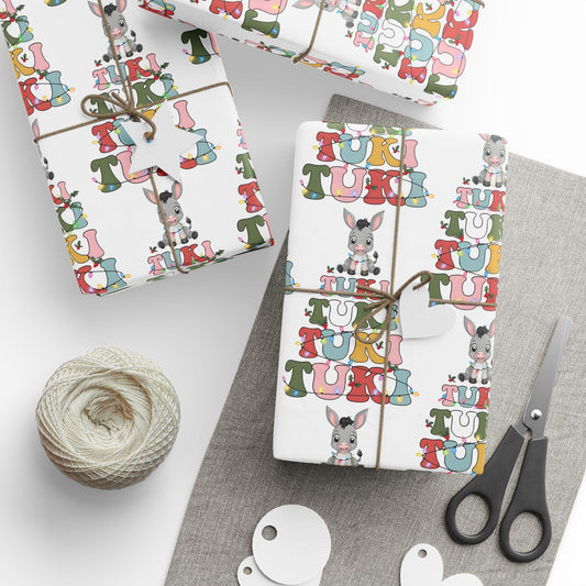 Burrito Sabanero Christmas Wrapping Paper: Holiday Song Lyrics