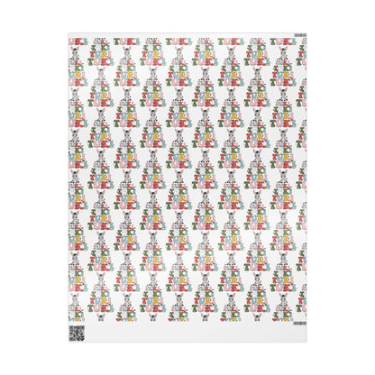 Burrito Sabanero Christmas Wrapping Paper: Holiday Song Lyrics