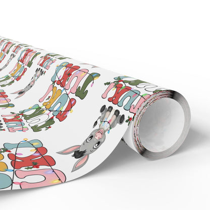 Burrito Sabanero Christmas Wrapping Paper: Holiday Song Lyrics