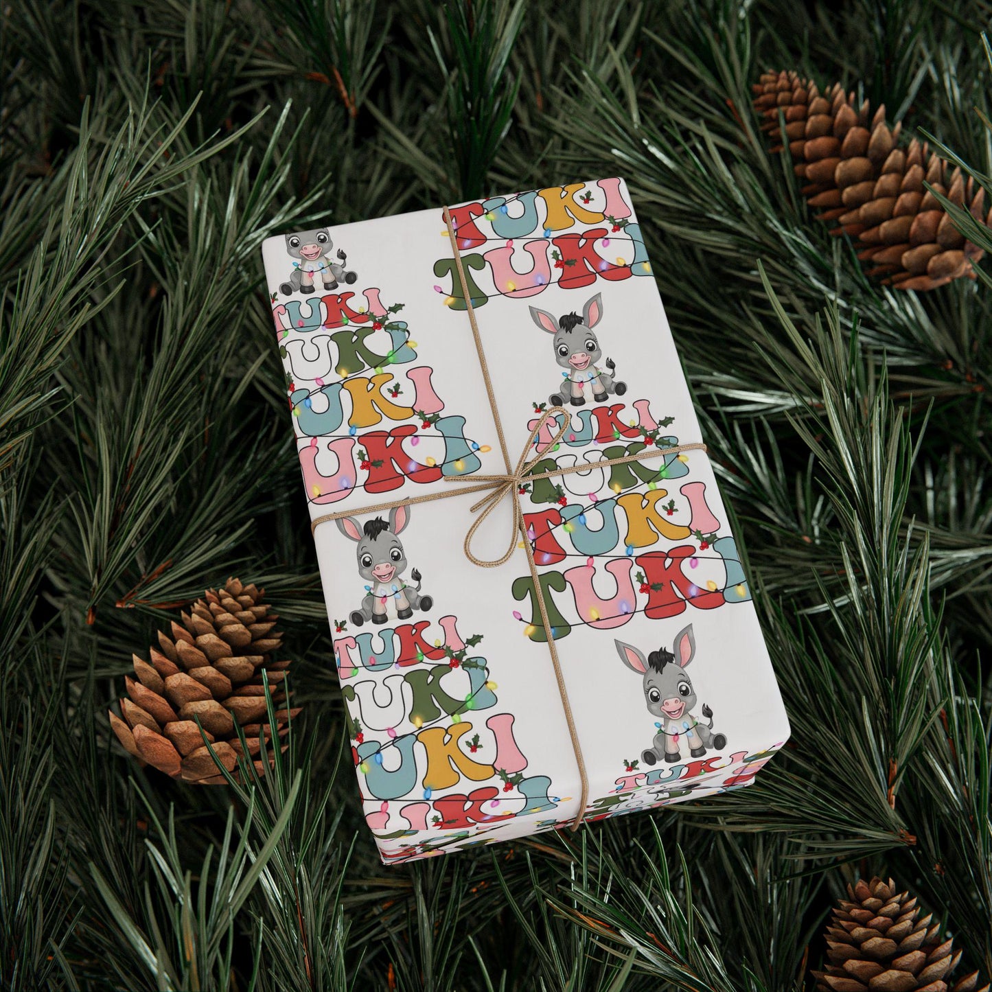 Burrito Sabanero Christmas Wrapping Paper: Holiday Song Lyrics