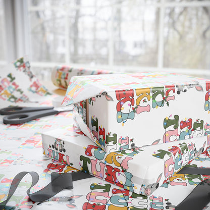 Burrito Sabanero Christmas Wrapping Paper: Holiday Song Lyrics