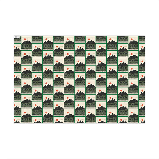 Gift Wrap Papers, Lord of the Rings Hobbit Inspired, Scrapbooking, Crafting, Party Decor, Holiday Gift Wrap