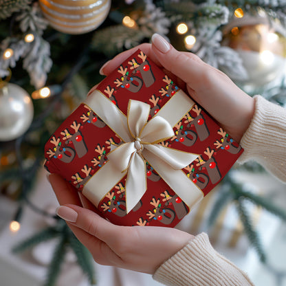 67 Wrapping Papers, 67 Meme Christmas Gift Wrap, Kids Funny Wrapping Paper, Reindeer 67 Wrap, Brain Rot meme, Holiday Gift Wrap