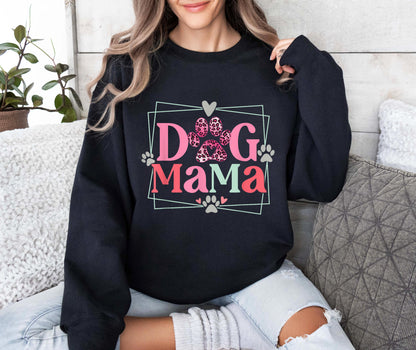Dog Mama Sweatshirt, Cute Dog Mama Shirt, Gift for Dog Mom